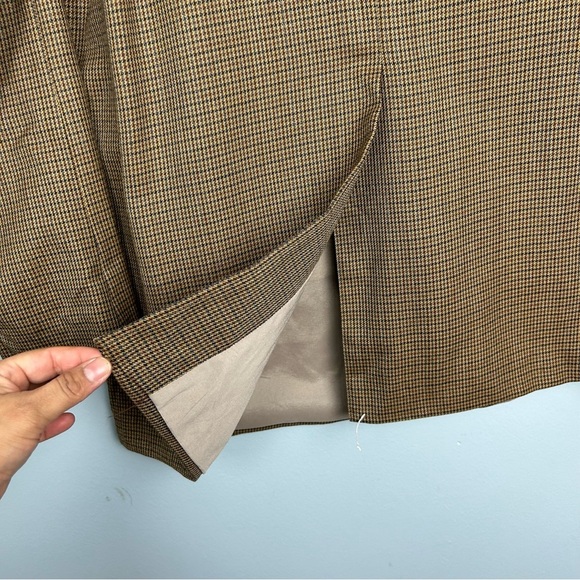 Lauren Ralph Lauren wool 42L men’s classic fit suit jacket blazer houndstooth - Picture 13 of 15